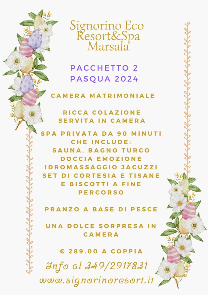 Menu Di Pasqua Elegante Illustrato Bianco Oro 2 2